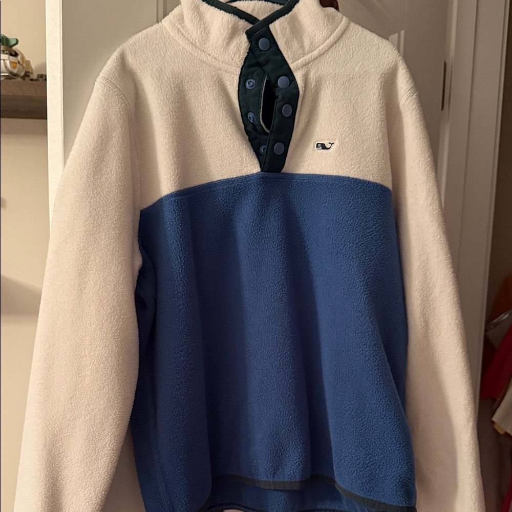Boy’s Blue and White Sweater